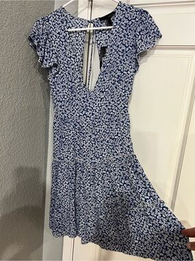 NWT Suzanne Betro floral ruffle dress